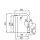 Змішувач ELLECI TOURMALINE T01 BIANCO 68
