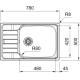 Franke Spark SKL 611-78 XL