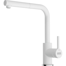Змішувач Franke Lina L Shape Pull Out з витяжним виливом, Білий 