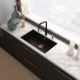 Змішувач Franke Maris Stripes J, поворотний витяжний, Bi-Matte Black/Copper