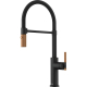 Змішувач Franke Maris Stripes Semi Pro, гнучкий вилив, Bi-Matte Black/Copper