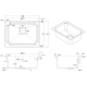 Fabiano Crystal 53x46 Antracit