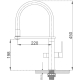 Змішувач Fabiano FKM 3120 Inox