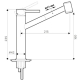 Змішувач Fabiano FKM 66P Inox