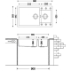 Fabiano Quadro 86x50x15 Alpine White