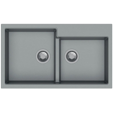 Fabiano Navio 86x50x2 Grey Metallic