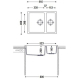 Fabiano Quadro 56x46x15 Beige