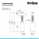 Дозатор Kraus KSD-80SFS