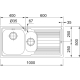 Franke Logica Line LLL 651 крило ліворуч