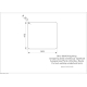 Reginox OHIO 50X40 TAPWING Jet Black 25
