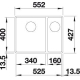 Blanco SUBLINE 340/160-F SILGRANIT