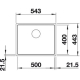 Blanco SUBLINE 500-IF SteelFrame SILGRANIT