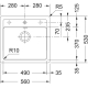 Franke Sirius SID 610-50 бежевий