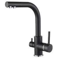Змішувач Aquasanita Akvaduo 2663 601 Black - Metallic