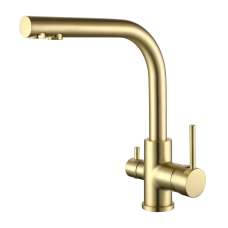 Змішувач Aquasanita Akvaduo 2663 L G Gold