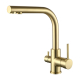 Змішувач Aquasanita Akvaduo 2663 L G Gold