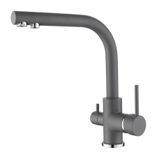 Змішувач Aquasanita Akvaduo 2663 202 Alumetallic - Cold grey