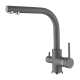 Змішувач Aquasanita Akvaduo 2663 202 Alumetallic - Cold grey