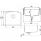 Aquasanita Arca SQA103 W 222 Graphite