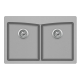 Aquasanita Arca SQA210 W 202 Alumetallic - Cold grey