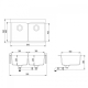 Aquasanita Arca SQA210 W 110 Beige -Sand