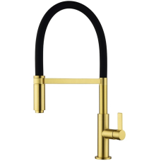 Змішувач Aquasanita COLOS 7003 G Gold+black silicon hose