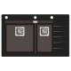 Aquasanita Delicia Plus GQD150B AW 120 Cerrus - Dark brown