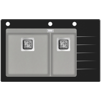 Aquasanita Delicia Plus GQD150B AW 220 Argent - Warm concrete