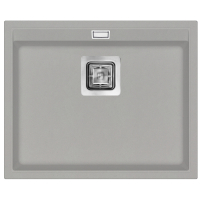 Aquasanita Delicia SQD100 W 220 Argent - Warm concrete
