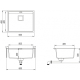 Aquasanita Delicia SQD100 W 110 Beige -Sand