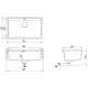 Aquasanita Delicia SQD101 W 110 Beige -Sand