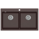 Aquasanita MAGNA SQM 200 W 120 Cerrus - Dark brown