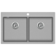 Aquasanita MAGNA SQM 200 W 220 Argent - Warm concrete