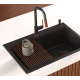 Змішувач Aquasanita MATENO 7023 601 Black metallic chrome