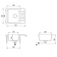 Aquasanita Notus SQ102 AW 110 Beige -Sand