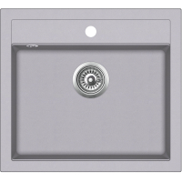 Aquasanita Quadro SQQ 100 202 Alumetallic - Cold grey
