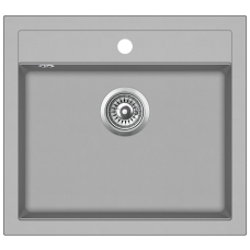 Aquasanita Quadro SQQ 100 220 Argent - Warm concrete