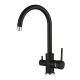 Змішувач Aquasanita Sabiaduo 2963 601 Black - Metallic