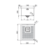 Artinox DAMA 34 U St.steel decor 8x8