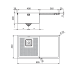 Artinox DAMA 80 U ST.STEEL DECOR 8X8