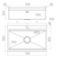 Artinox PLANUM BR 70 SATIN INOX