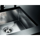 Blanco ZEROX 400-U нерж.сталь Durinox