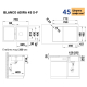 Blanco ADIRA 45 S-F SILGRANIT