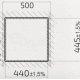Systemceram MERA 46/40 Lava 80