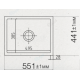 Systemceram MERA 57/50 Alu 76